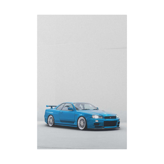 R34 GTR - Vertical Canvas